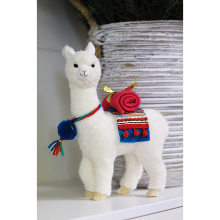 Llama with blanket - so cute!