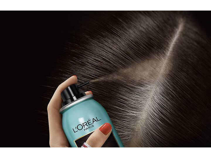 LO Magic Retouch 8 Cool Dark Brown hair colour roots grey regrowth
