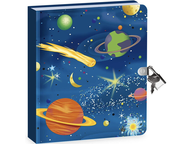 Lockable Diary: Deep Space by Peaceable Kingdom