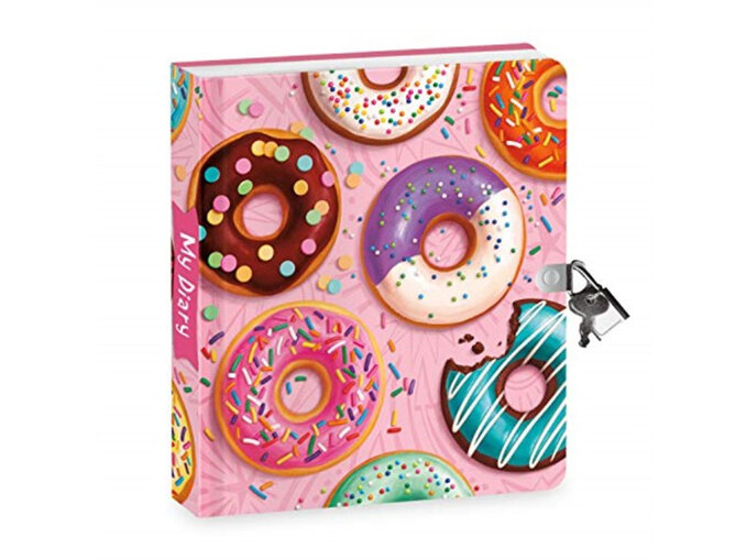 Lockable Diary: Donuts by Peaceable Kingdom