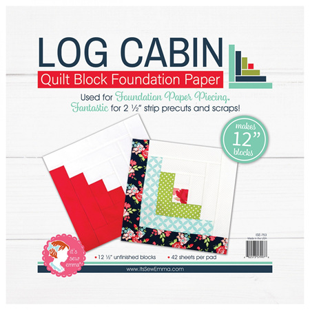 Log Cabin 12in Foundation Paper Pad