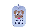Log My Dog Trackable Tag (Engraveable)
