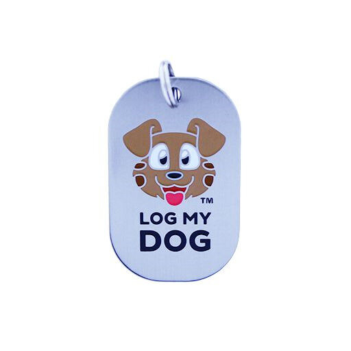 Log My Dog Trackable Tag (Engraveable)