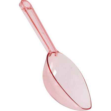 Lollie/candy buffet plastic scoop - pink