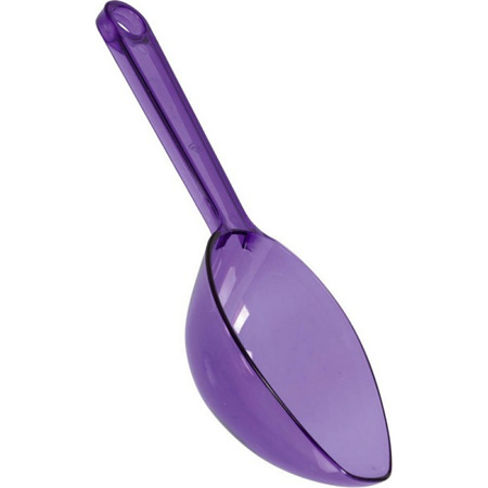 Lollie/candy buffet plastic scoop - purple