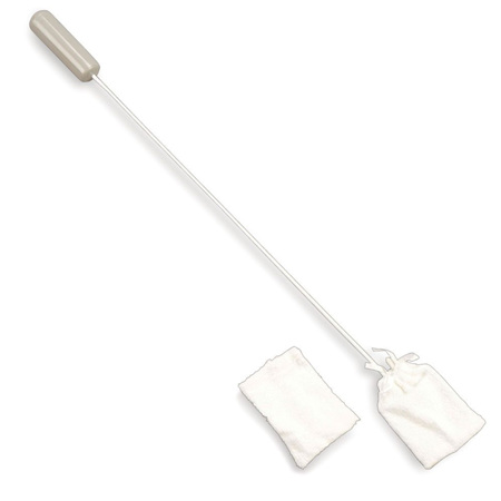 LONG HANDLED TOE WASHER With 2 Pads HOMECRAFT