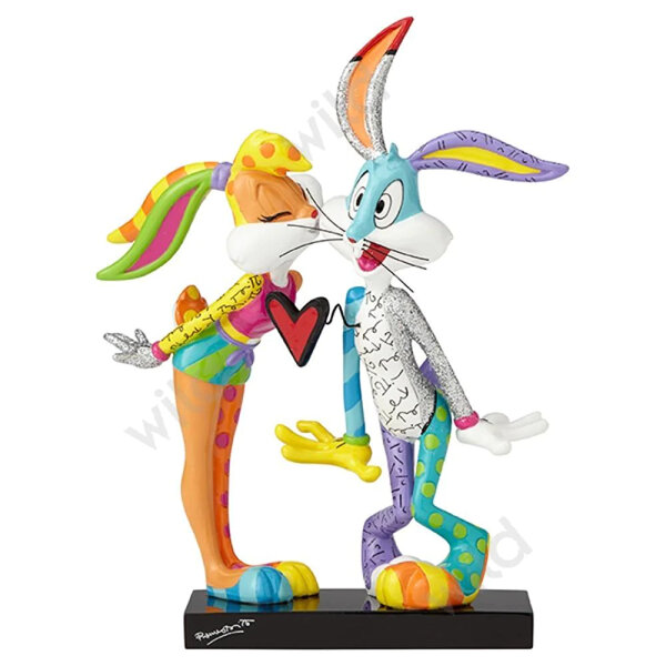 Looney Tunes Britto Lola & Bugs Bunny Kissing 19cm