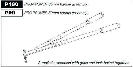 lopper P50 Pro-Pruner handles