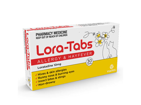 LORA-TABS Allergy & H/Fever 10mg 30