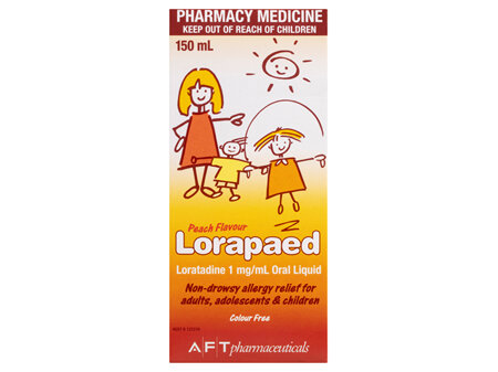 Lorapaed® Liquid Peach Flavour 150mL