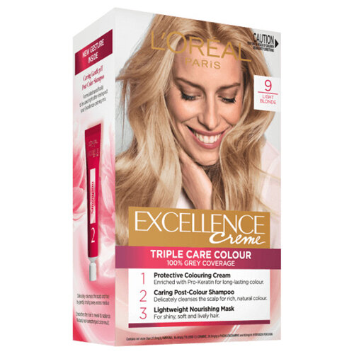 L'Oreal Excellence Hair Colour 9 Light Blonde