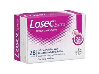Losec Extra 20mg - 28 Tablets