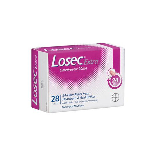 LOSEC Extra 20mg 28 tablets