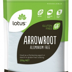 Lotus Arrowroot Powder (Aluminium Free) 250g