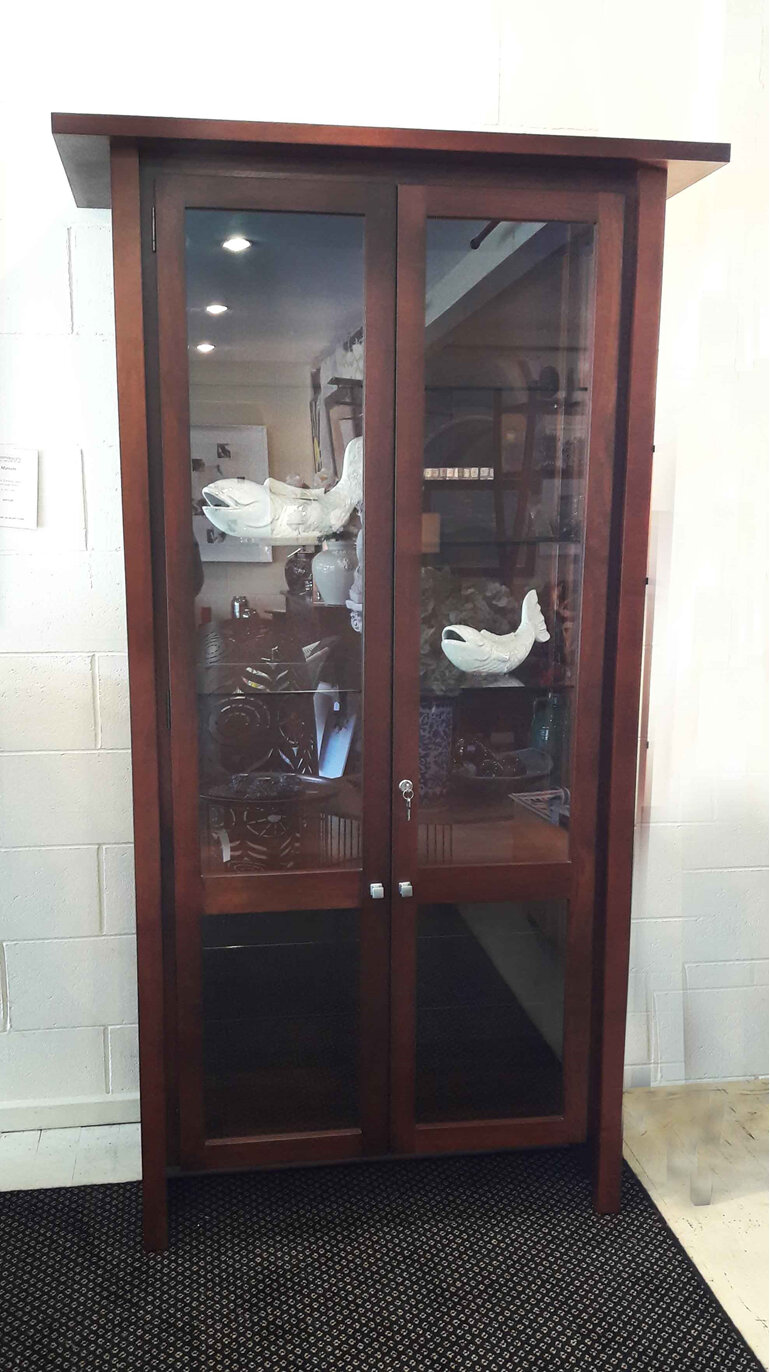 Lotus Display Cabinet  Solidwood Designed Made to order New Zealand