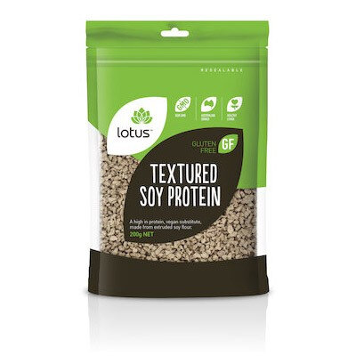Lotus Textured Soy Protein (Gluten Free) 200g