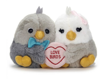 Love Birds - Swizzels Love Hearts Love Birds Couple Plush
