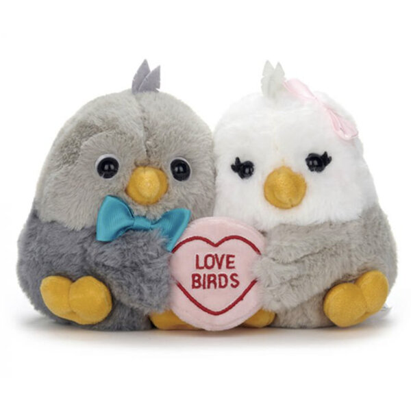 Love Birds - Swizzels Love Hearts Love Birds Couple Plush