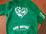 Love Nature (with sleeve print) Hoodie