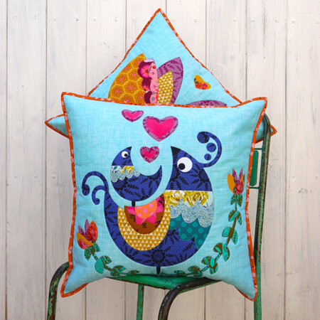 Lovebirds Cushion Patterns