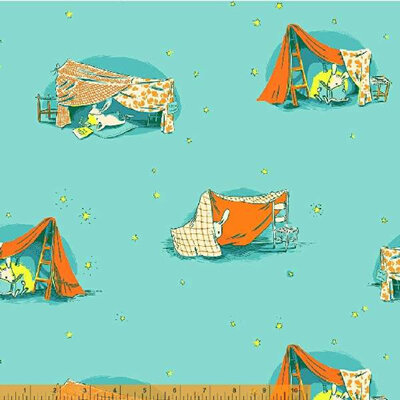 Lucky Rabbit - Quilt Tent - Turquoise