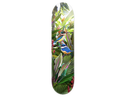 Lucy G Harmony, Kingfisher Skateboard Deck Art