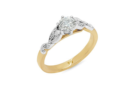 Lullaby: Brilliant Cut Diamond Solitaire Ring