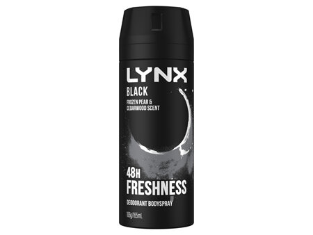 Lynx Black 48hr Body Spray 165mL