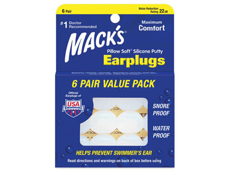 MACK'S Pillow Soft Silicone Putty Earplugs