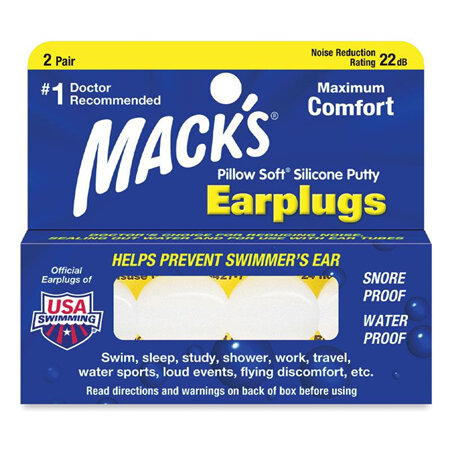 MACKS Silicone Ear Plugs