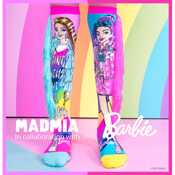 MADMIA Barbie Extra Fashionista Socks Kids & Adults Age 6-99