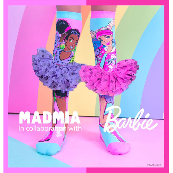 MADMIA Barbie Extra Vibes Socks Kids & Adults Age 6-99