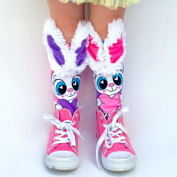 MADMIA Funny Bunny Socks Toddlers Ages 3-5