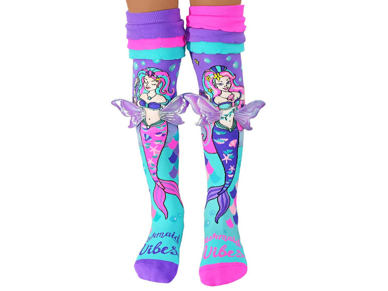 MADMIA Mermaid Vibes Socks Kids & Adults Age 6-99