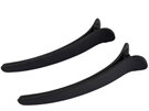 Mae. Sectioning Hair Clips Rubberised Black 2