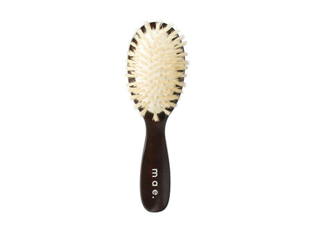 Mae 40-4601 Natural Bristle Oval Pad Brush/Small