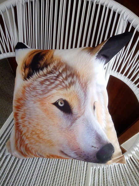 MAGESTIC WOLF HEAD Cushion Covers