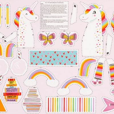 Magical Rainbow Unicorns - Unicorn Toy Panel