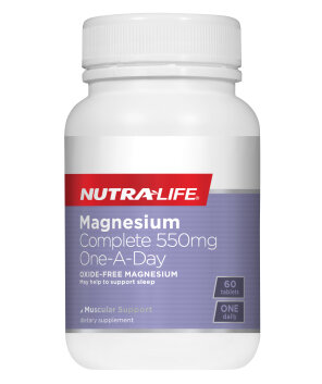 Magnesium Complete 550mg One A Day - 60 Caps