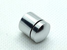 magnetic silver nano geocache with waterproof log for sneaky cache hide