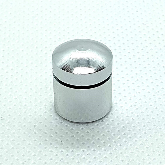 magnetic silver nano geocache with waterproof log for sneaky cache hide
