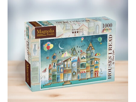 Magnolia 1000 Piece Jigsaw Puzzle Houses I Read Nihal Cifter Special Edition