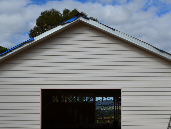 Bevel back weatherboard installation panels