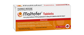 Maltofer 100mg iron tablets 30s