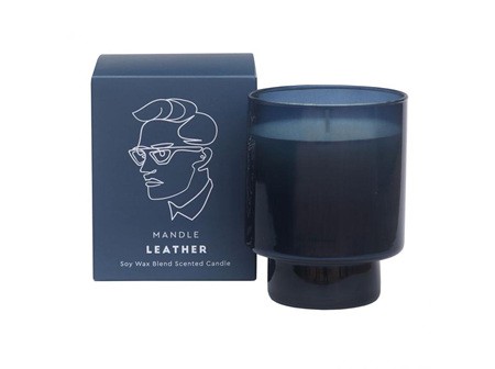 MANDLE LEATHER SCENT CANDLE