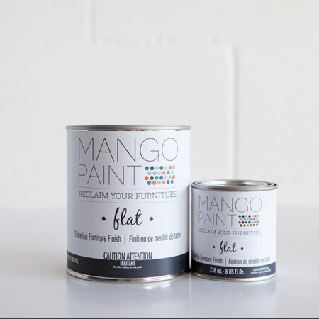 Mango Paint Table Top Finish 'Flat' large (Quart-910mls)