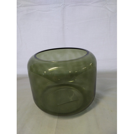 Mantua Khaki Glass Vase small  G3747