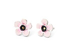 manuka flower earrings studs pink white pale tiny lilygriffin jewellery nz