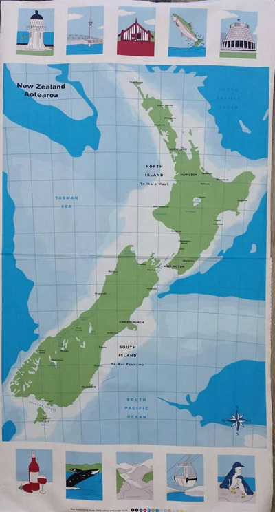 Map of Aotearoa