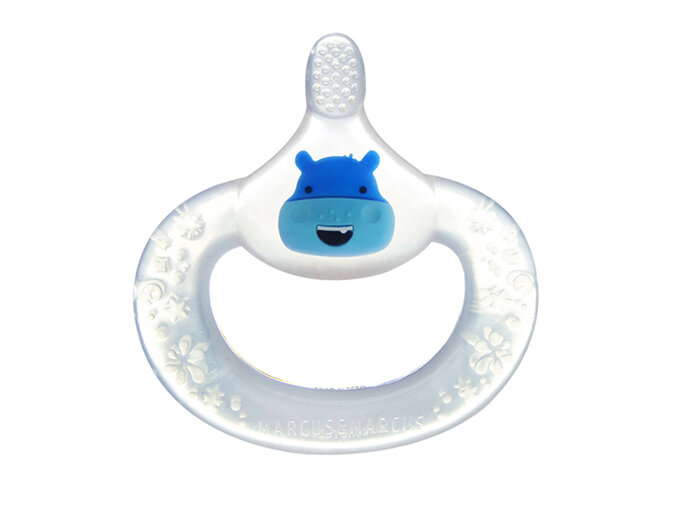 Marcus & Marcus Teething Toothbrush Hippo baby tooth